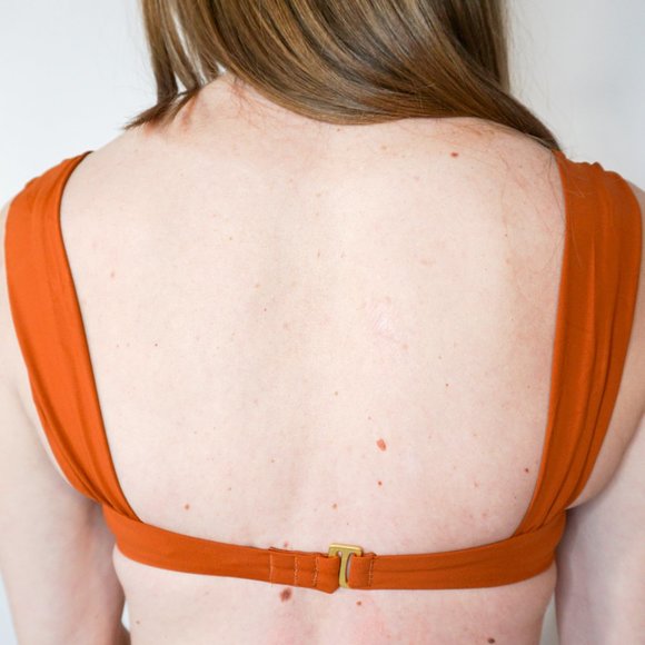 WEWOREWHAT Claudia Bran Fishnet Swim Top S NWT - Picture 4 of 6